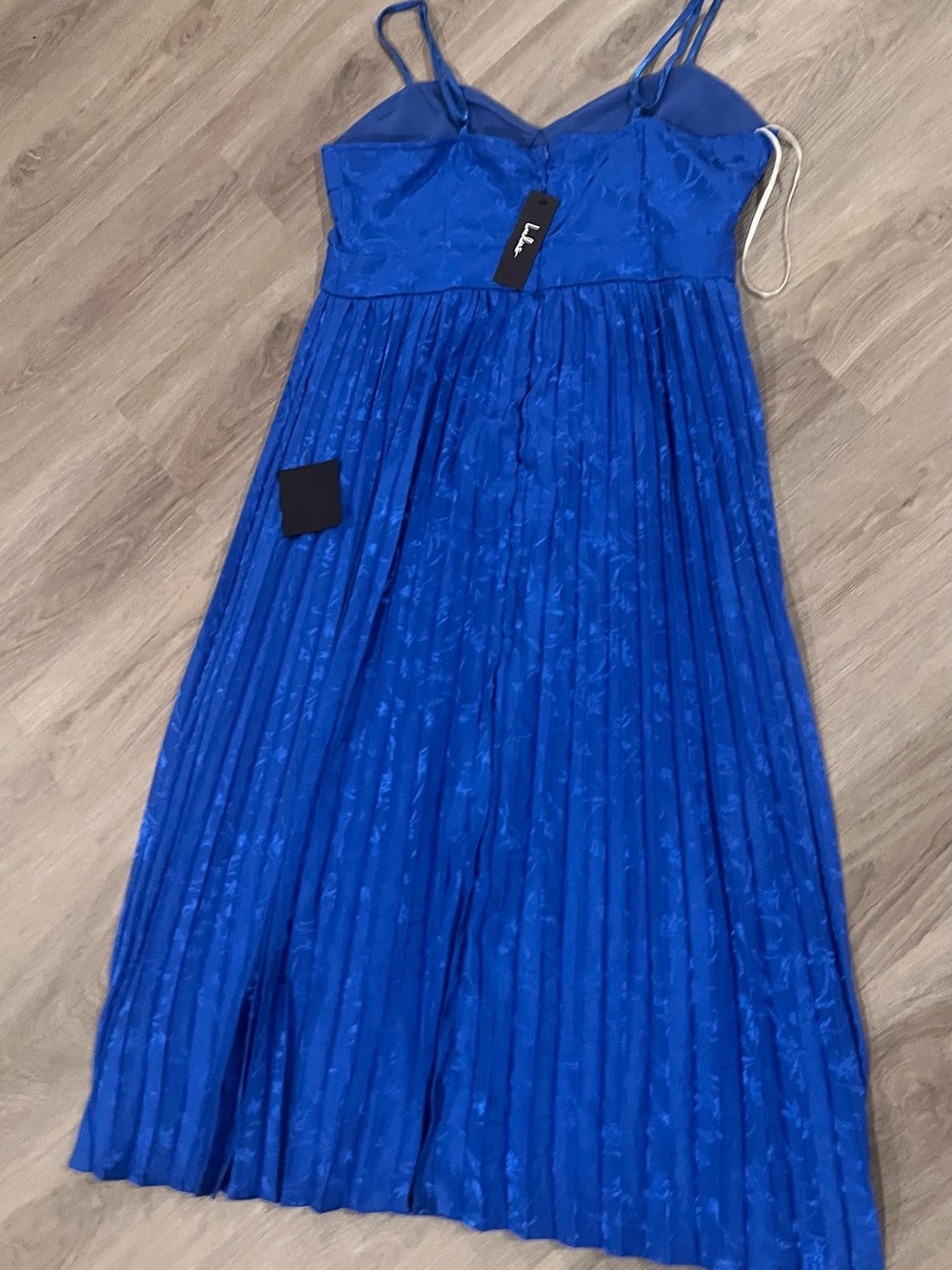 Lulu's Cobalt Blue Strappy Dress - Picture 16 of 16